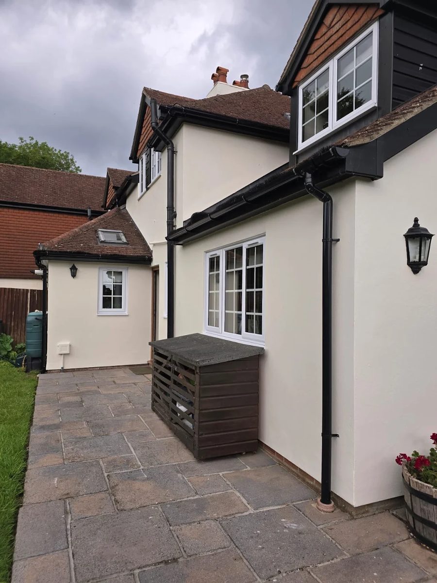 Rendered cottage exterior